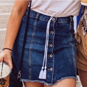 Jean skirt